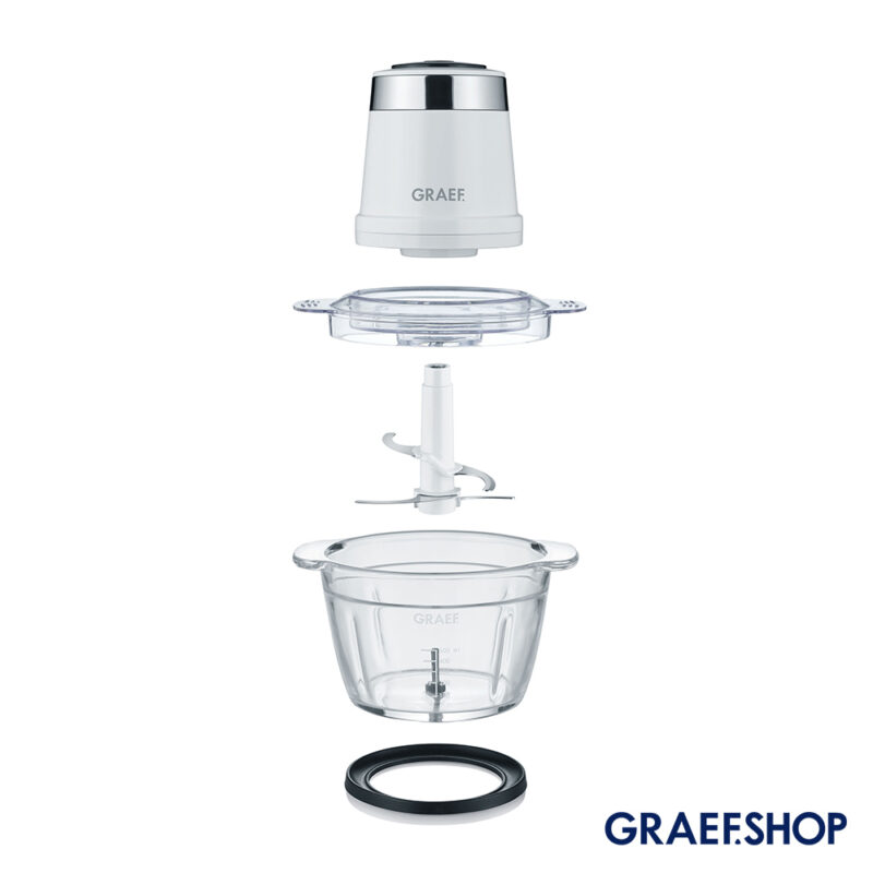 Graef-Foodprocessor-CH501-Wit-met-4-messen