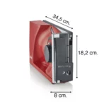 Graef MyTiny Compacte snijmachine Rood