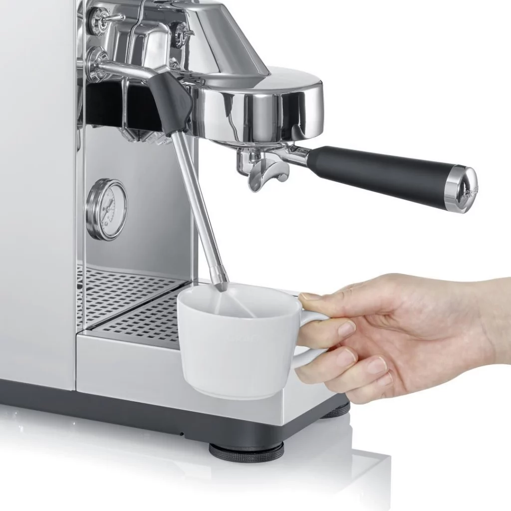 Graef RVS Espressomachine Dicianova Heet water