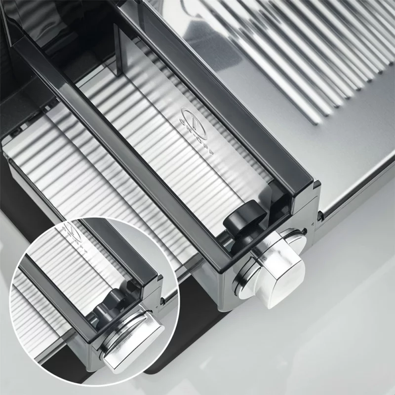 Graef Snijmachine Master M90 Kantelbaar en Duur en Moment Schakelaar Zilver