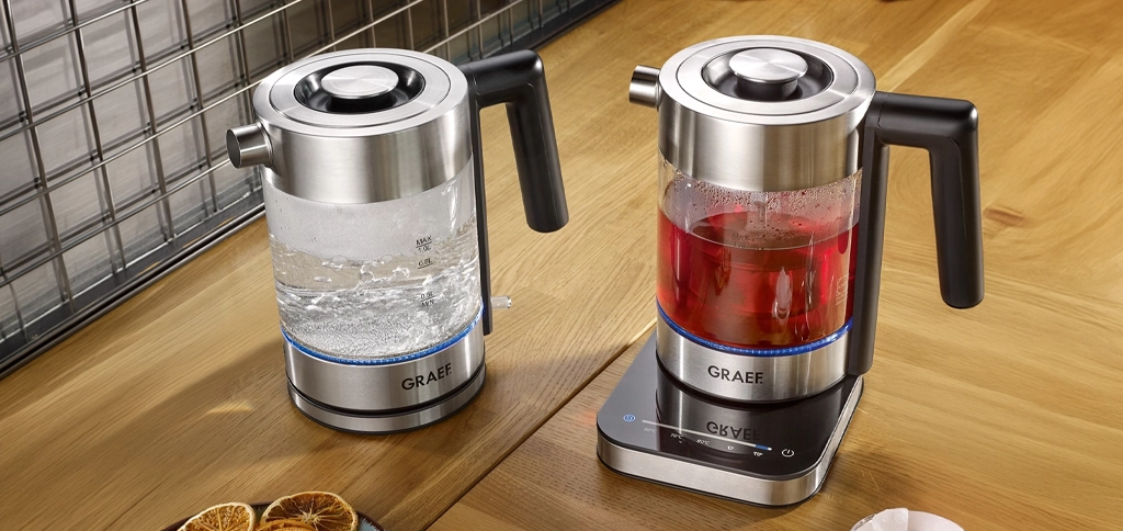 Graef Waterkoker Glas en RVS